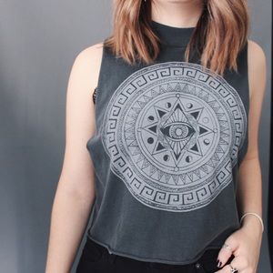 High Neck Muscle Tank